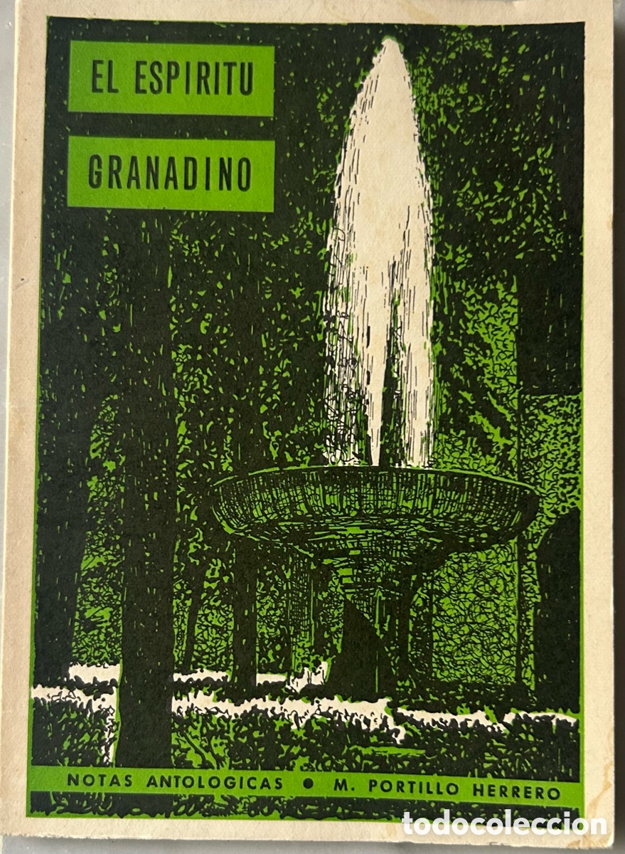 Libros de segunda mano: El esp&iacute;ritu granadino&raquo; de M. Portillo Herrero