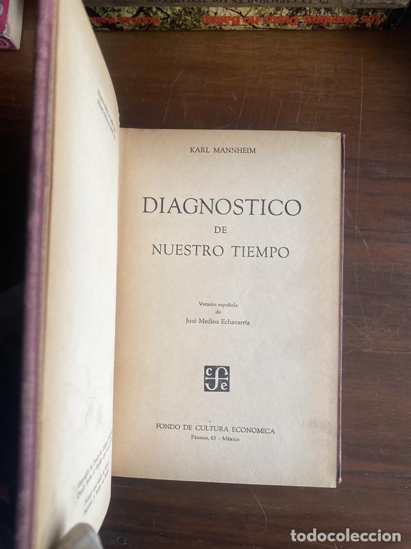 Livres d'occasion: Diagnostico de Nuestro Tiempo - Mannheim Karl