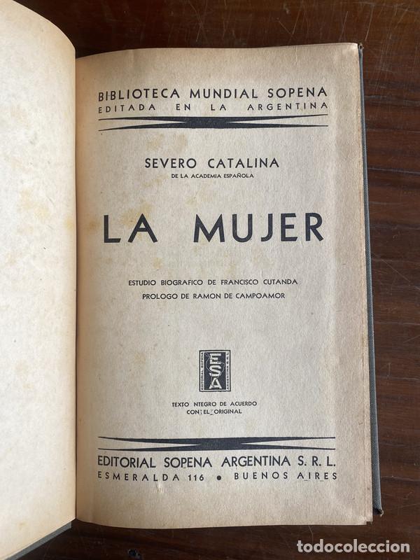 Libros de segunda mano: La mujer - Catalina Severo