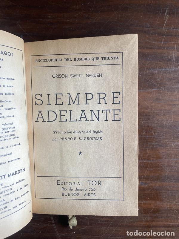 Libros de segunda mano: Siempre Adelante - Marden Orison Swett