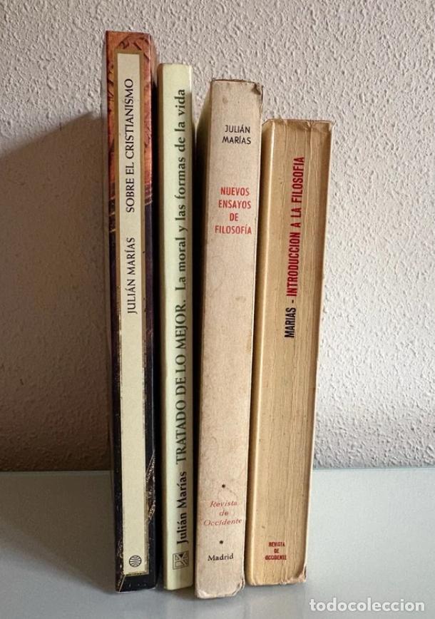Libros de segunda mano: Lote Juli&aacute;n Mar&iacute;as (4 libros)