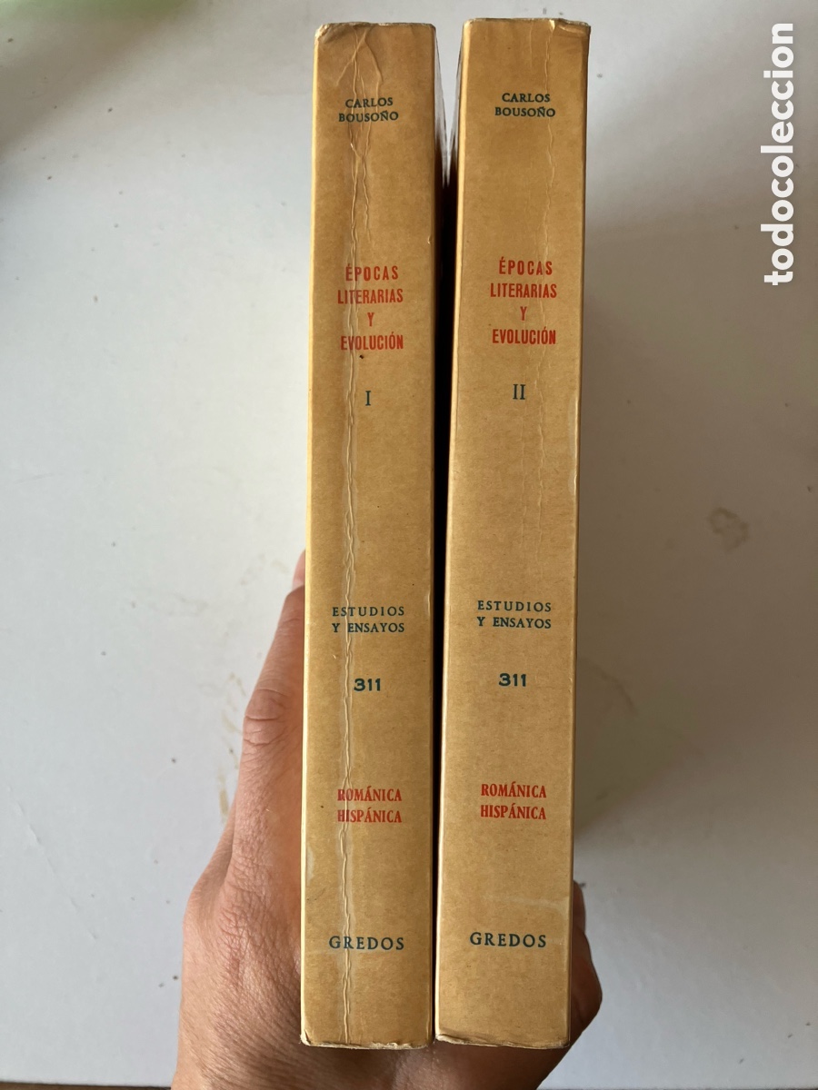 Libros de segunda mano: &Eacute;pocas literarias y evoluci&oacute;n/ obra completa/ dos tomos/Carlos Bouso&ntilde;o