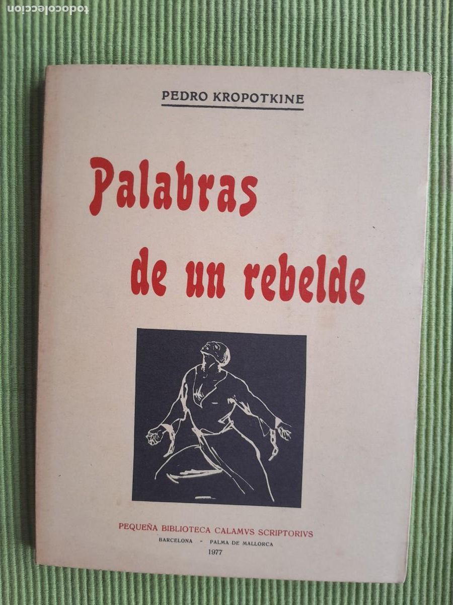 Libros de segunda mano: PALABRAS DE UN REBELDE. PEDRO KROPOTKINE. OLA&Ntilde;ETA 1977.