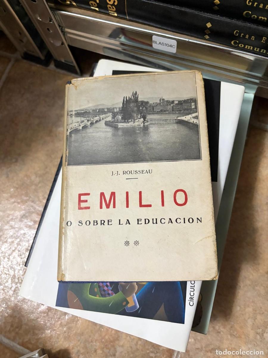 Libros de segunda mano: BLAS104C J.-J. Rousseau Emilio o sobre la educaci&oacute;n