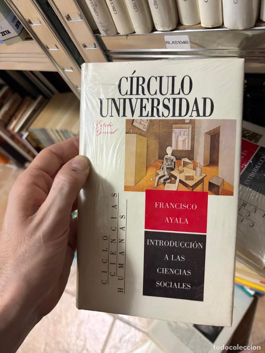 Libros de segunda mano: BLAS104B Francisco Ayala, Introducci&oacute;n a las ciencias sociales, C&iacute;rculo Universidad