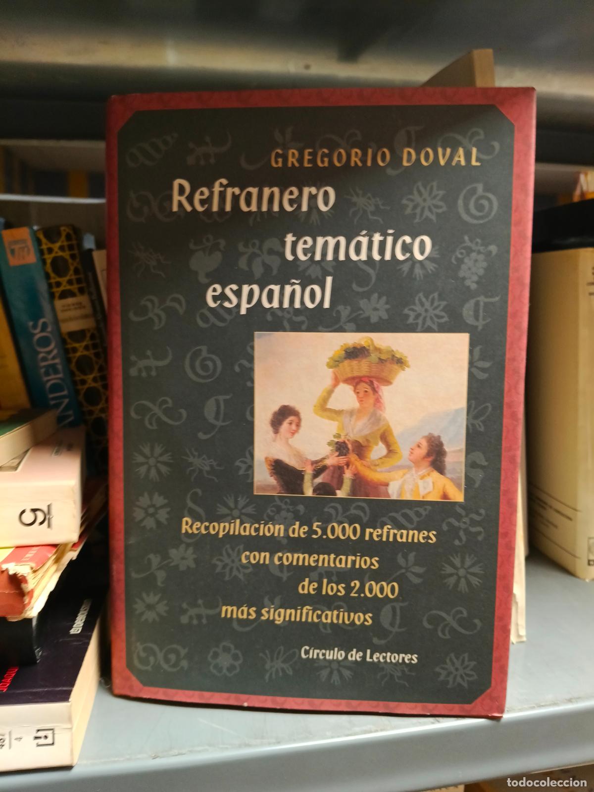 Libros de segunda mano: Refranero tem&aacute;tico espa&ntilde;ol Gregorio Doval