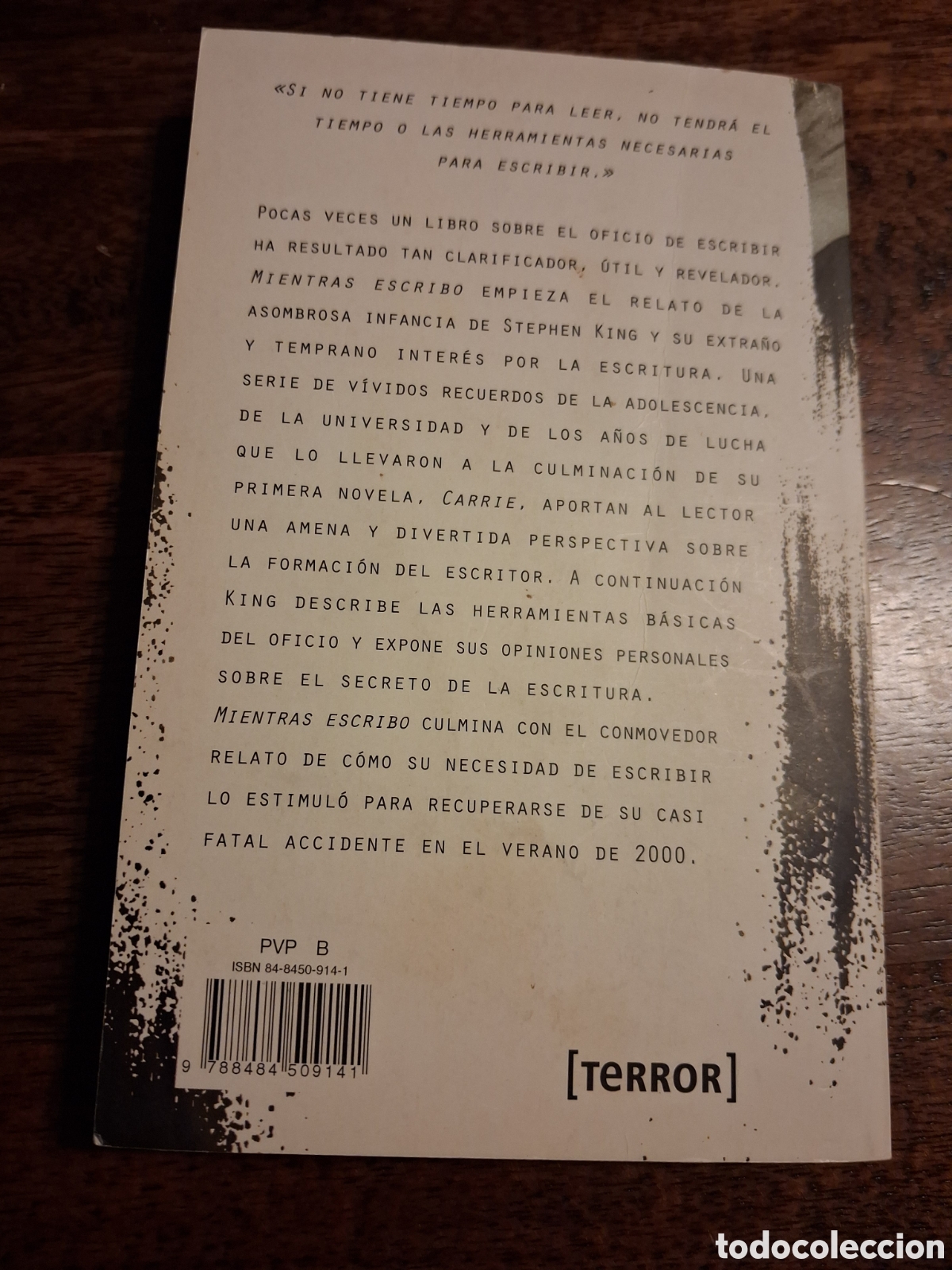 Libros de segunda mano: Mientras escribo, Stephen King - Foto 2