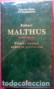 Libros de segunda mano: Primer Ensayo Sobre la Poblaci&oacute;n - Thomas Robert Malthus - Ediciones Altaya - Grandes Obras del Pens