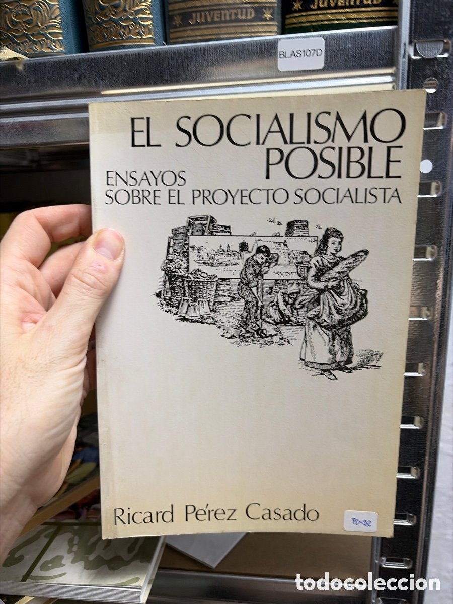 Libros de segunda mano: Blas107D El Socialismo Posible Ensayos Sobre El Proyecto Socialista Ricard Perez Casado, dedicado