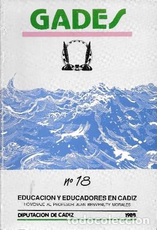 Libros de segunda mano: REVISTA GADES N&ordm; 18 DIPUTACION DE CADIZ 1988 - A-CA-4566