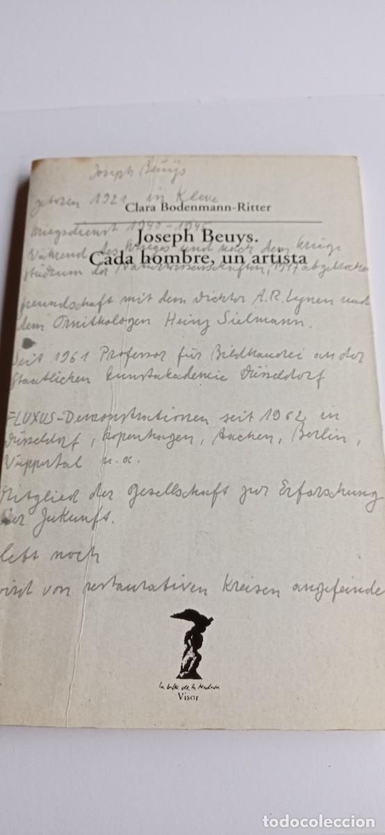Libros de segunda mano: Clara Bodenmann- Ritter. Joseph Beuys. La balsa de la medusa. Visor. 1998.