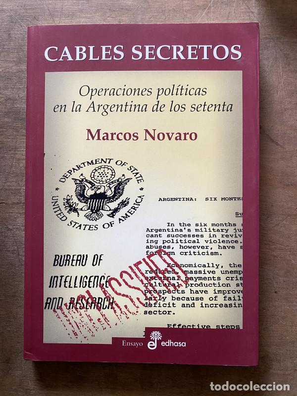 Libros de segunda mano: Cables Secretos - Novaro Marcos