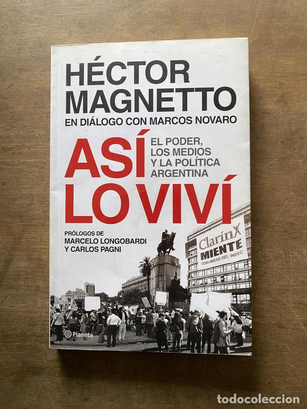 Gebrauchte B&uuml;cher: Asi lo vivi - Magnetto Hector