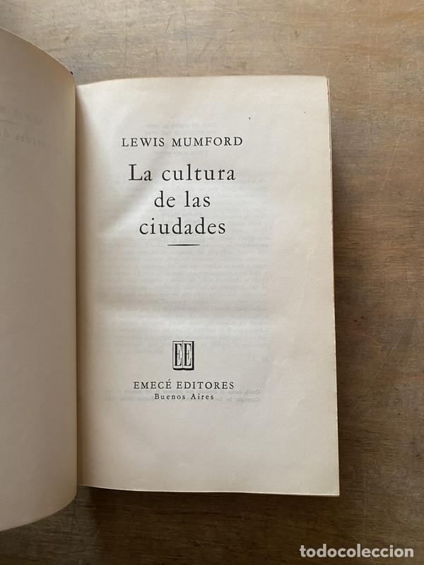 Gebrauchte B&uuml;cher: La cultura de las ciudades - Mumford Lewis