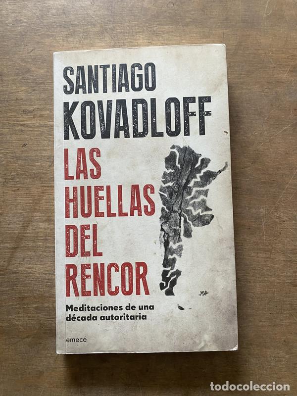 Libros de segunda mano: Las huellas del rencor - Kovadloff Santiago