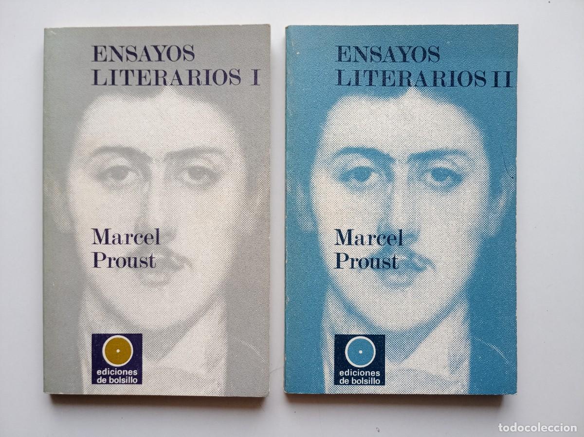 Libros de segunda mano: MARCEL PROUST. ENSAYOS LITERARIOS. 2 TOMOS. 1971. EDHASA.