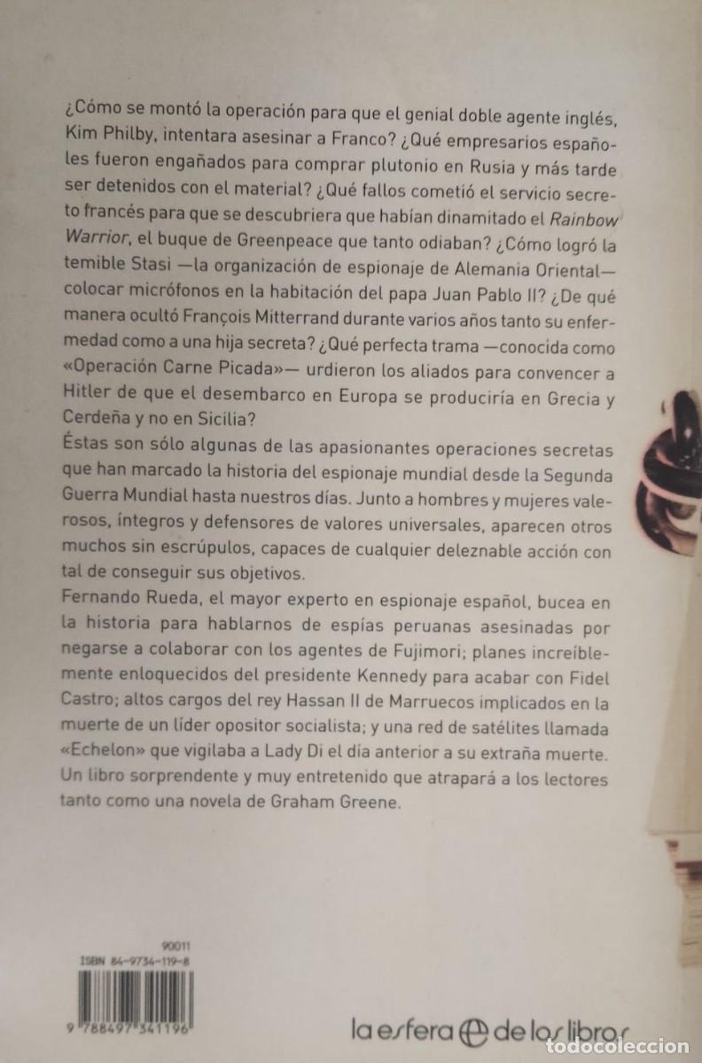 Libros de segunda mano: Fernando Rueda-Operaciones secretas.Esfera.2003. - Foto 2