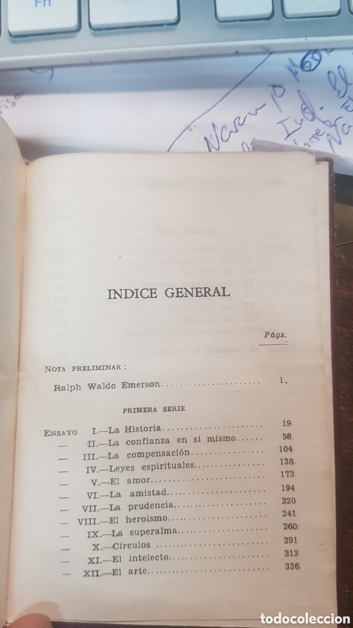 Libros de segunda mano: Ensayos - Emerson, Ralph Waldo - Foto 2