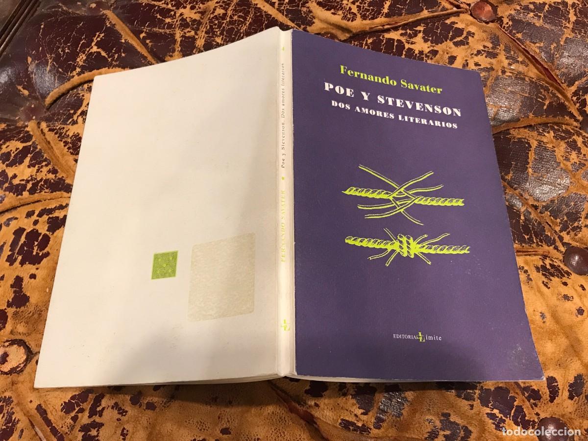 Libros de segunda mano: FERNANDO SAVATER. POE Y STEVENSON, DOS AMORES LITERARIOS. 2002