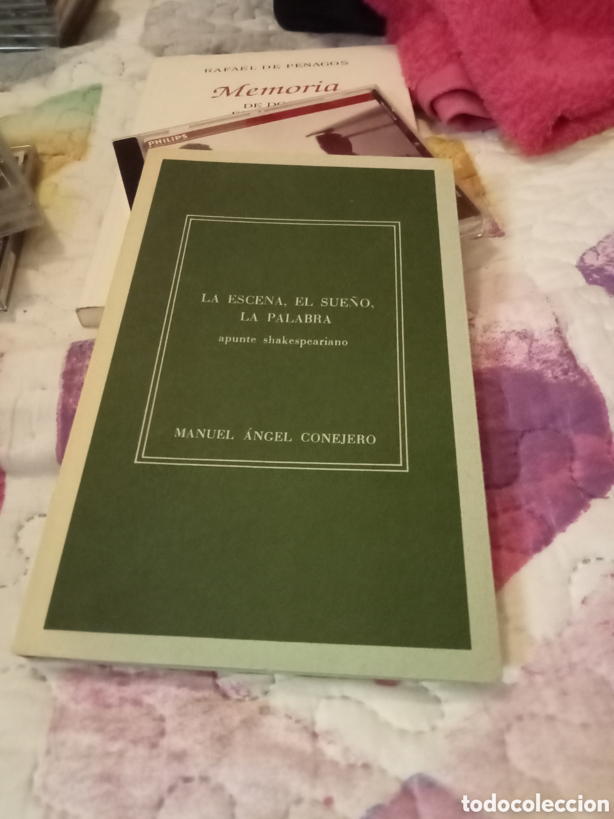 Libros de segunda mano: Manuel &Aacute;ngel Conejero la escena, el sue&ntilde;o, la palabra. 1983