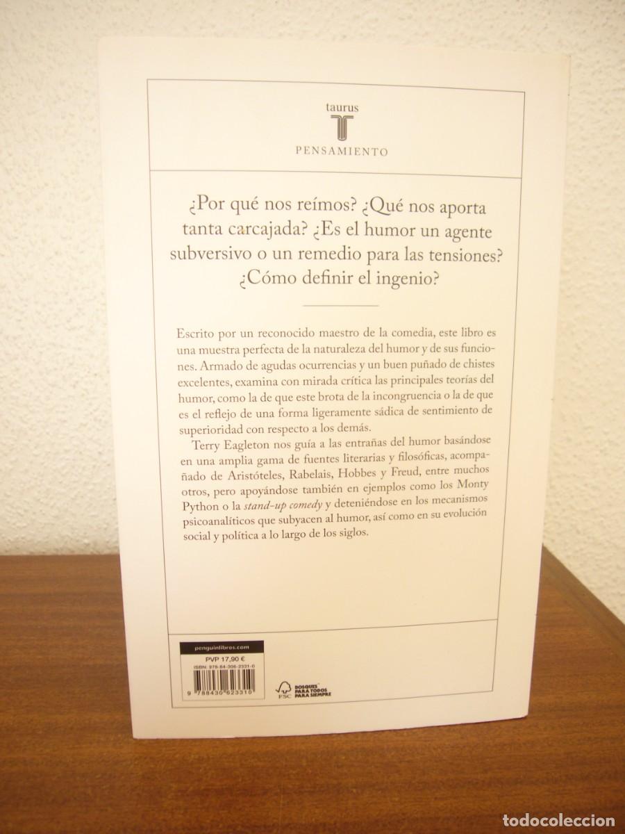 Libros de segunda mano: TERRY EAGLETON: HUMOR (TAURUS, 2021) EXCELENTE ESTADO - Foto 3