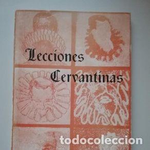 Libros de segunda mano: LECCIONES CERVANTINAS