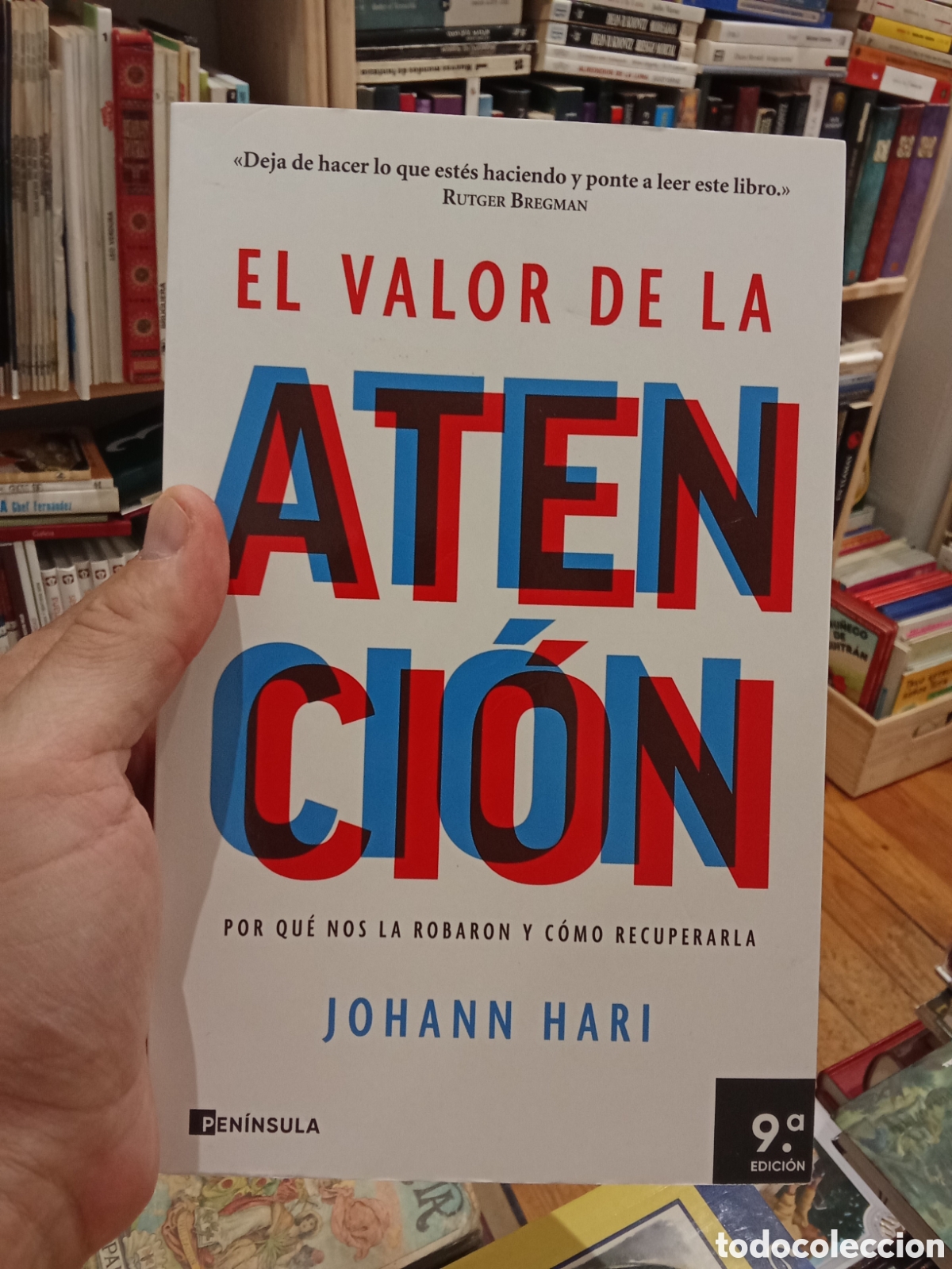 Libros de segunda mano: El valor de la atenci&oacute;n - Johan Hari - Pen&iacute;nsula