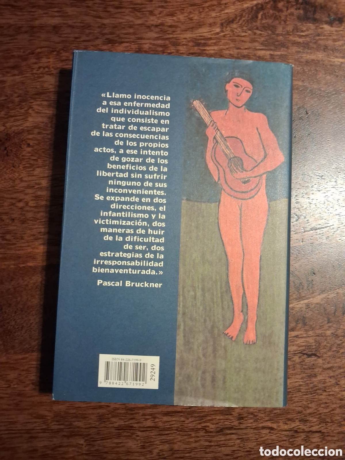 Libros de segunda mano: La tentaci&oacute;n de la inocencia, Pascal Bruckner - Foto 2