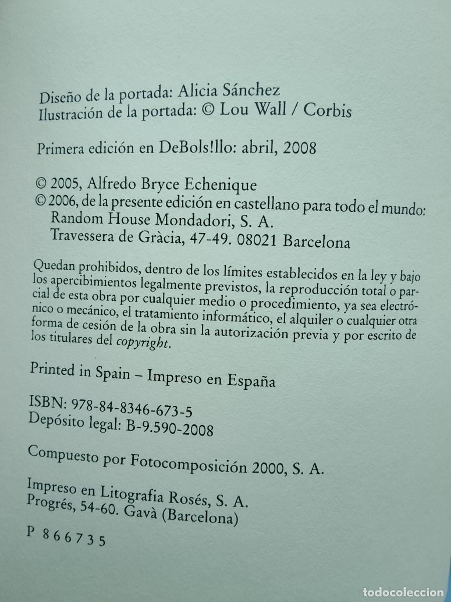 Libros de segunda mano: Entre la soledad y el amor, Alfredo Bryce Echenique - Foto 3