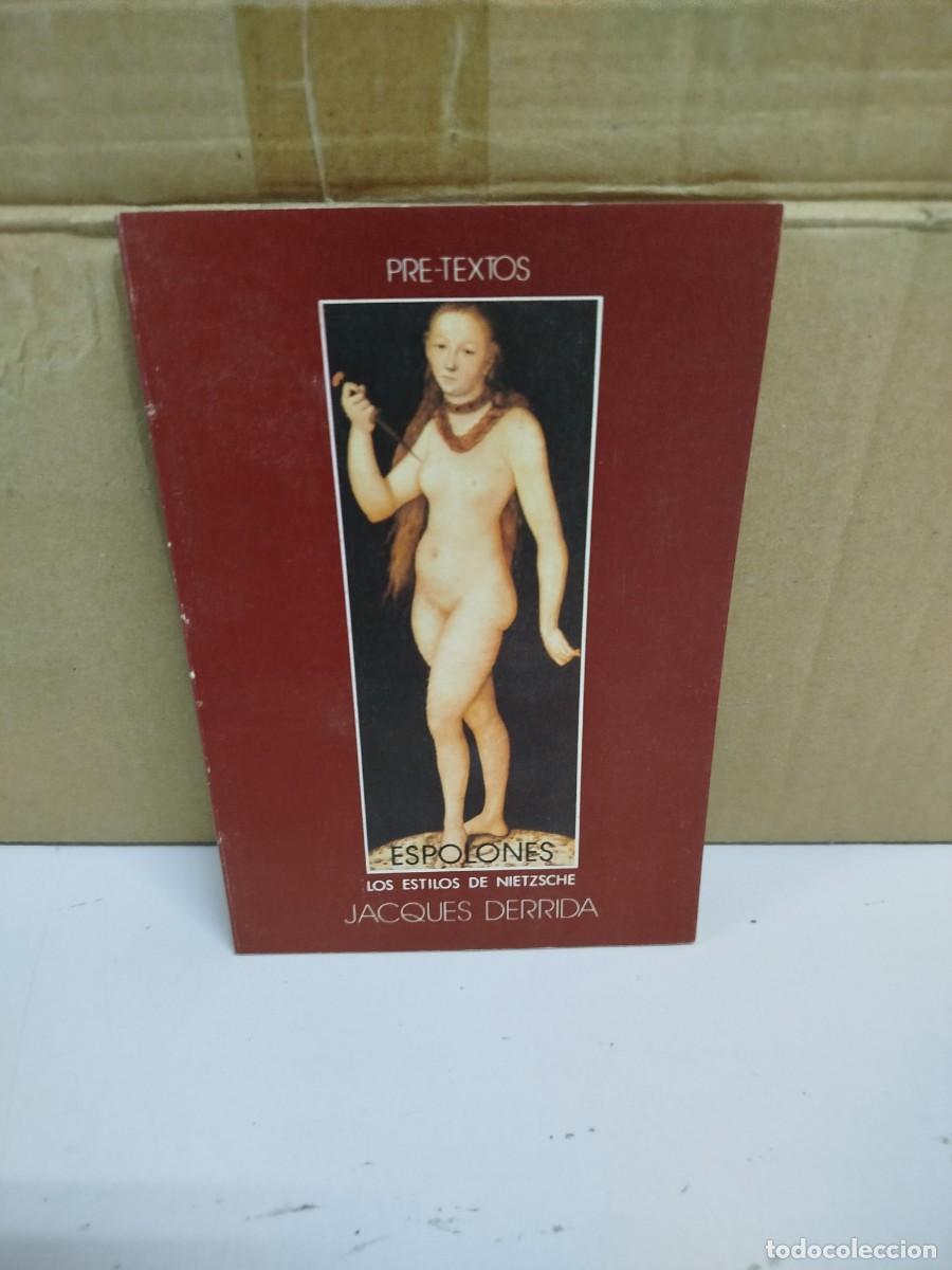 Libros de segunda mano: Jacques Derrida - Espolones. Los estilos de Nietzsche - Editorial Pre-Textos