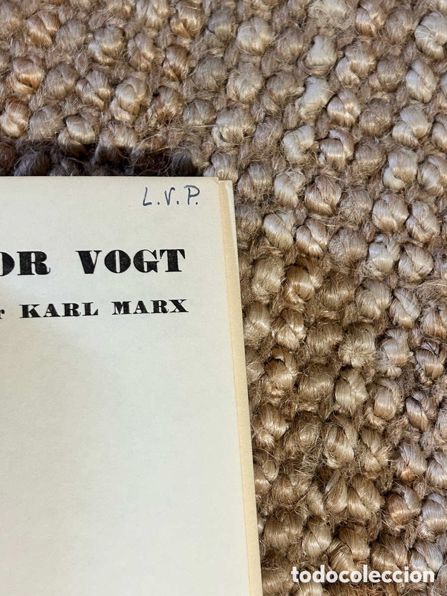 Libros de segunda mano: Se&ntilde;or Vogt - Karl Marx - Zero (1974) - Foto 2