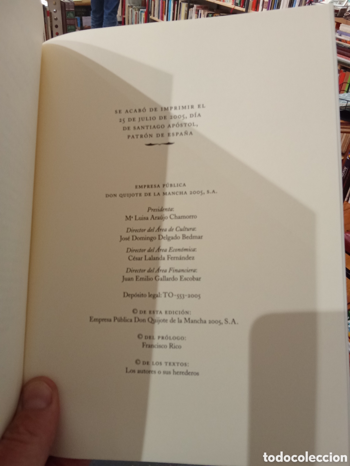Libros de segunda mano: Lecturas espa&ntilde;olas del Quixote 1605-2005 - Castilla y La Mancha - Foto 3