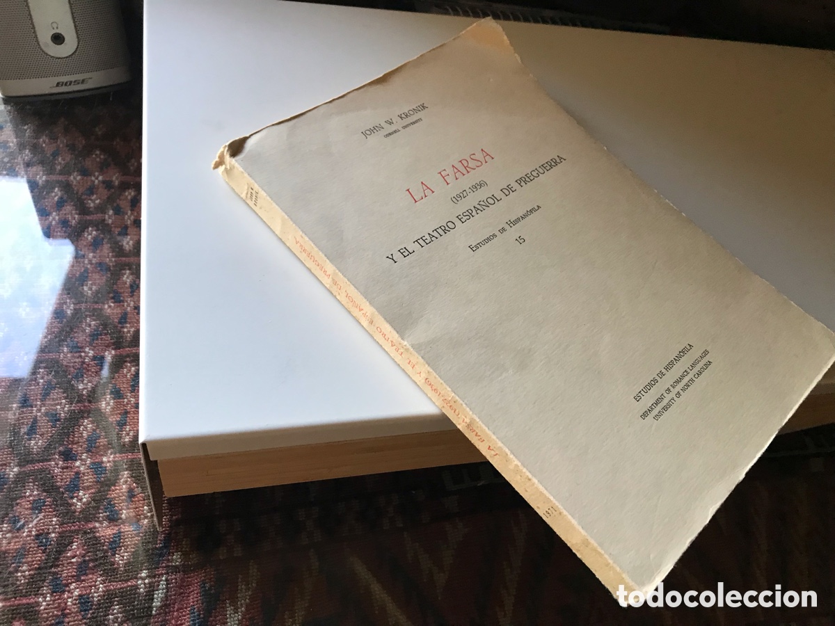Libros de segunda mano: La farsa (1927-1936). Y el teatro espa&ntilde;ol de preguerra. John W. Kronik