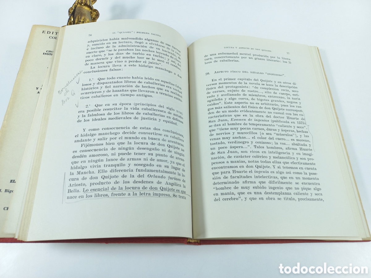 Libros de segunda mano: Cervantes y el Quijote. Mart&iacute;n de Riquer. Editorial Teide, 1965. - Foto 6