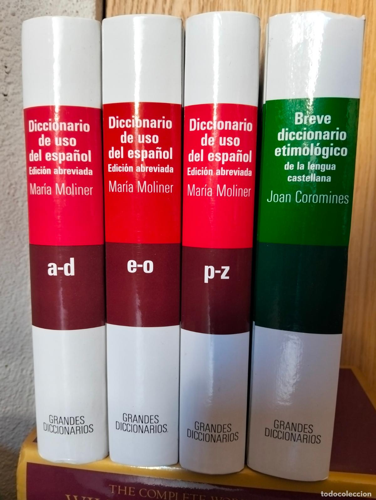 Libros de segunda mano: Lote Diccionario Maria Moliner y Coromias, completo. Ed. Gredos. VISITA MI CATALOGO