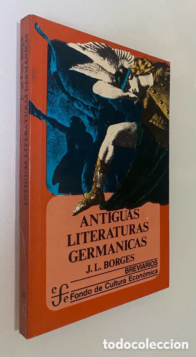 Libros de segunda mano: Antiguas Literaturas Germanicas - BORGES, Jorge Luis; INGENIEROS, Delia
