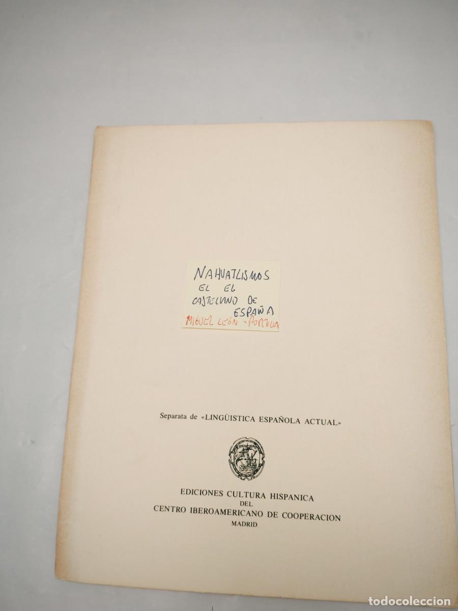 Second hand books: Nahuatlismos en el castellano de Espa&ntilde;a (Dedicatoria y firma aut&oacute;grafa de autor, Primera edici&oacute;n)