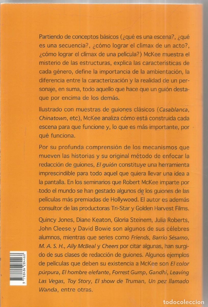 Libros de segunda mano: ROBERT McKEE. EL GUION. ALBA - Foto 2