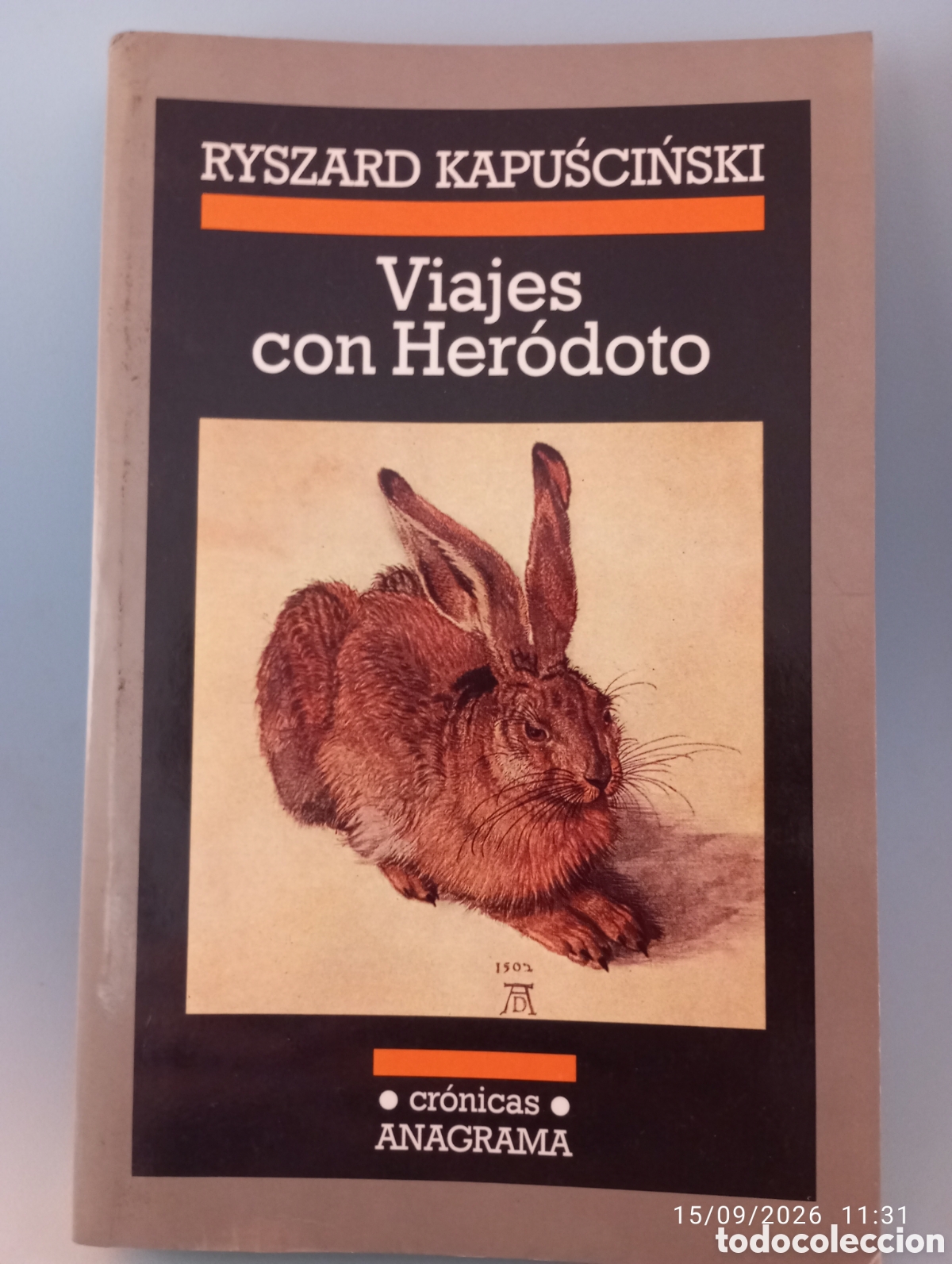 Libros de segunda mano: Ryszard Kapuscinski. Viajes con Herodoto. cronicas anagrama