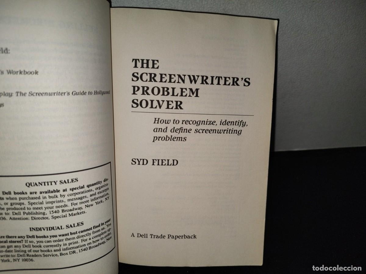 Libros de segunda mano: 220- The Screenwriters Problem Solver. How To Recognize, Identify And Define... - Syd Field - Foto 4