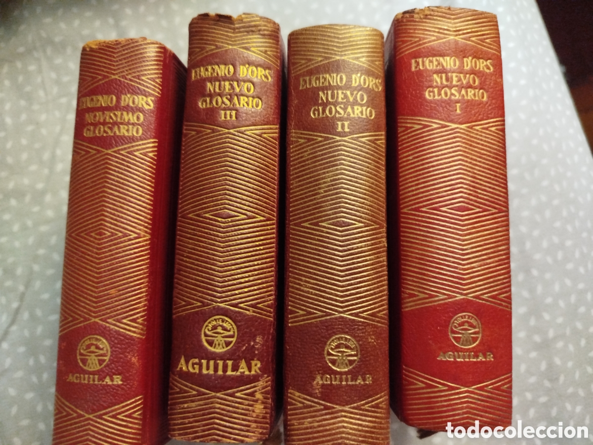 Libros de segunda mano: Eugenio d Ors. Nuevo glosario. Aguilar joya