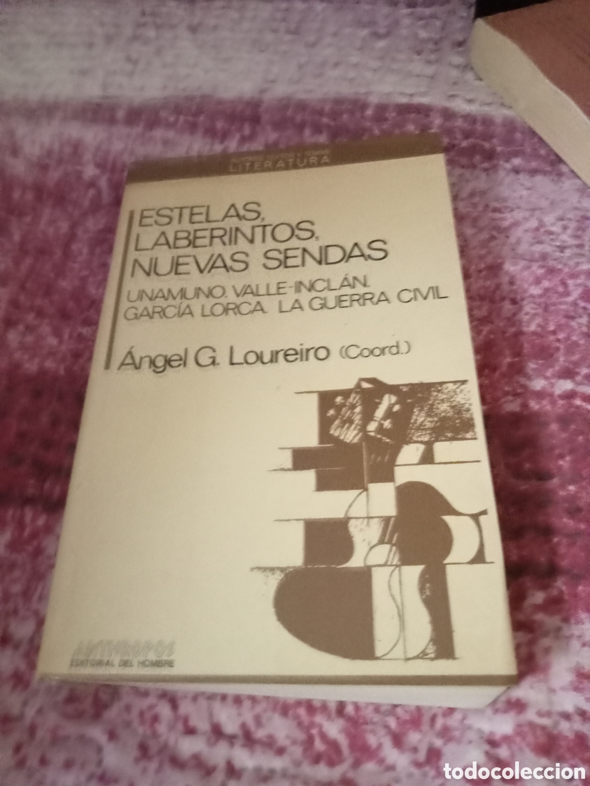 Libros de segunda mano: &Aacute;ngel G.Loureiro (coord.) Estelas, laberintos, nuevas sendas. Anthropos 1987