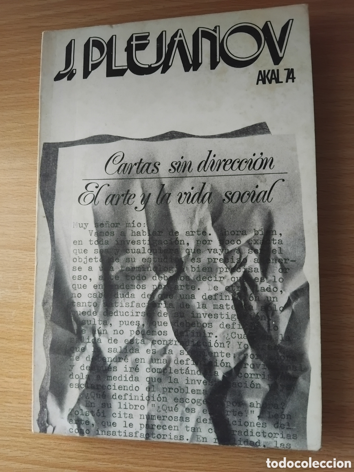Libros de segunda mano: Cartas sin direcci&oacute;n/El arte y la vida social;J.Plejanov;AKAL;1975