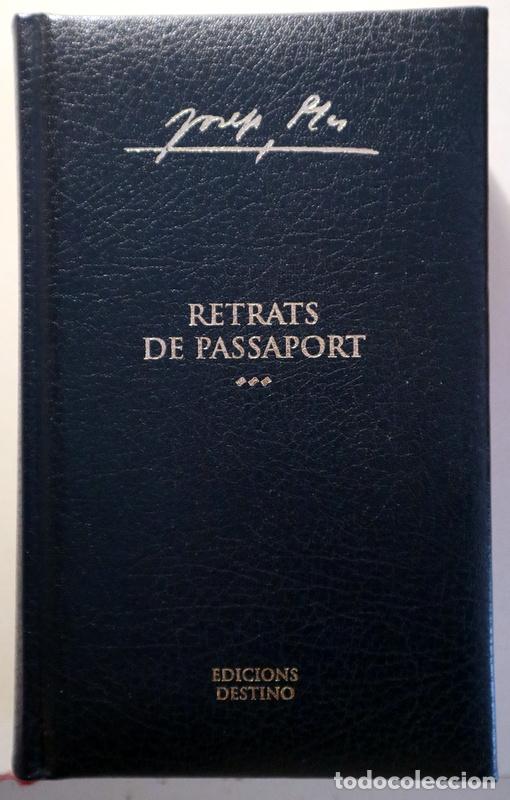 Libros de segunda mano: PLA, Josep - RETRATS DE PASSAPORT - Barcelona 2004 - Foto 1