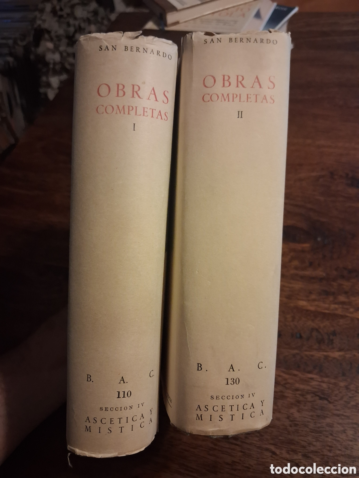 Libros de segunda mano: Obras completas de San Bernardo en dos vol&uacute;menes - Foto 2