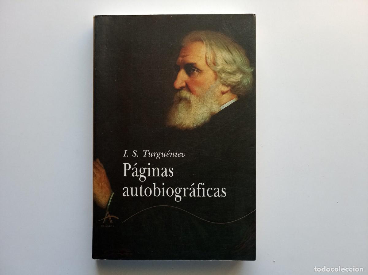 Libros de segunda mano: TURGU&Eacute;NIEV. P&Aacute;GINAS AUTOBIOGRAFICAS. ALBA EDITORIAL 2000.