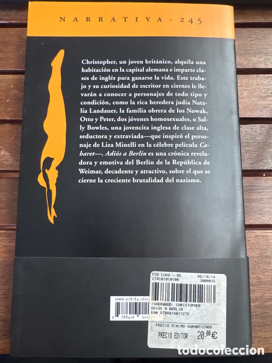 Libros de segunda mano: Adi&oacute;s a Berl&iacute;n Christopher Isherwood ACANTILADO 11/2014 - Foto 2