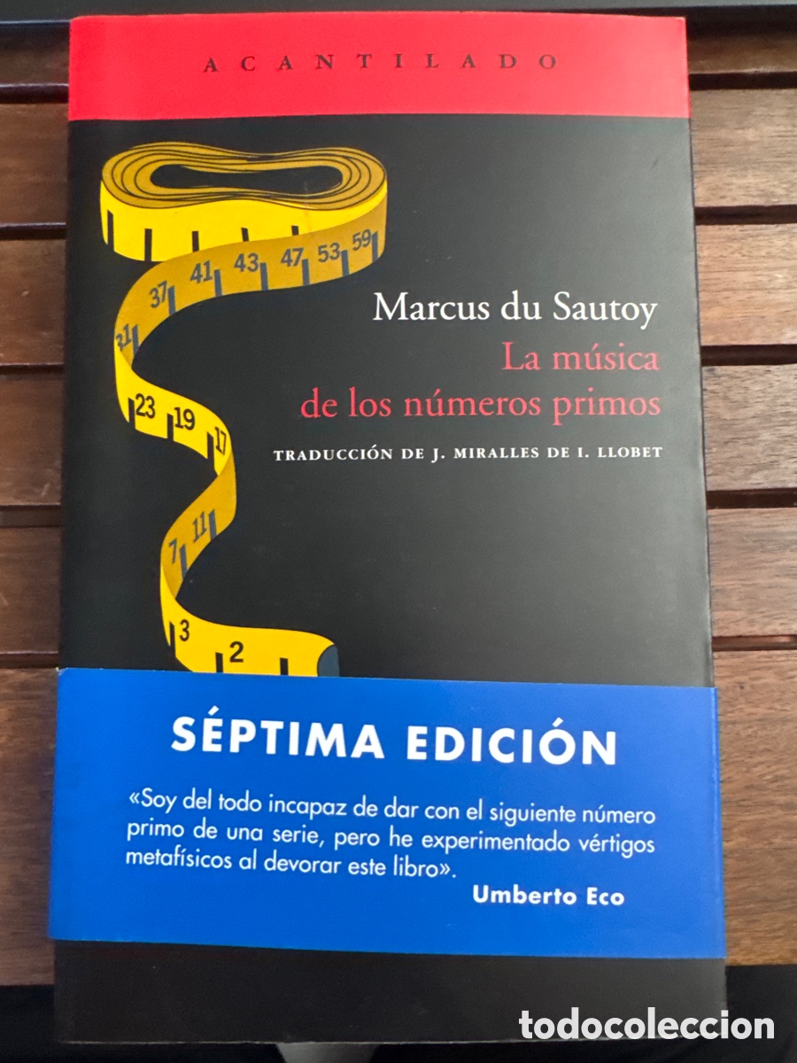 Libri di seconda mano: La m&uacute;sica de los n&uacute;meros primos Marcus du Sautoy acantilado 2007