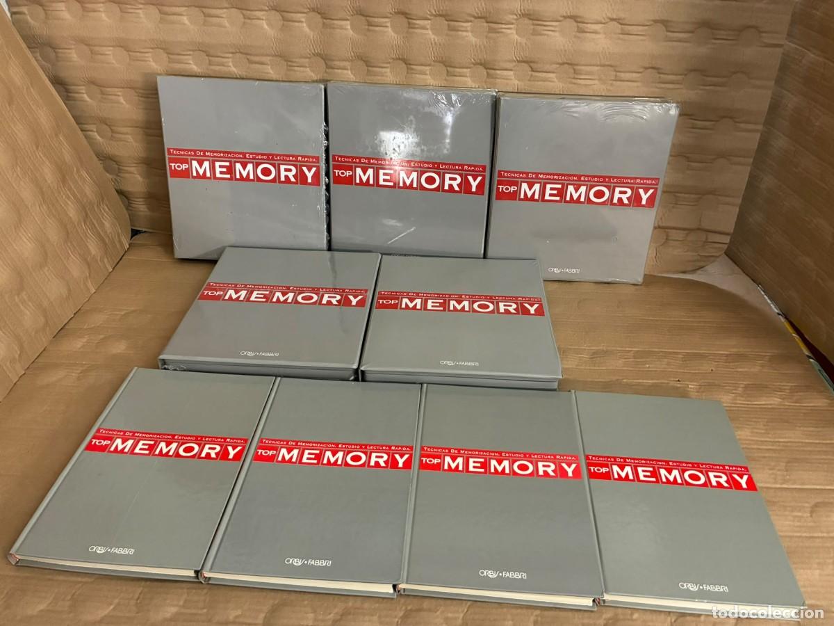 Libri di seconda mano: TOP MEMORY. T&eacute;cnicas de memorizaci&oacute;n, estudio y lectura r&aacute;pida: 4 Tomos + 5 carpetas con 60 casetes