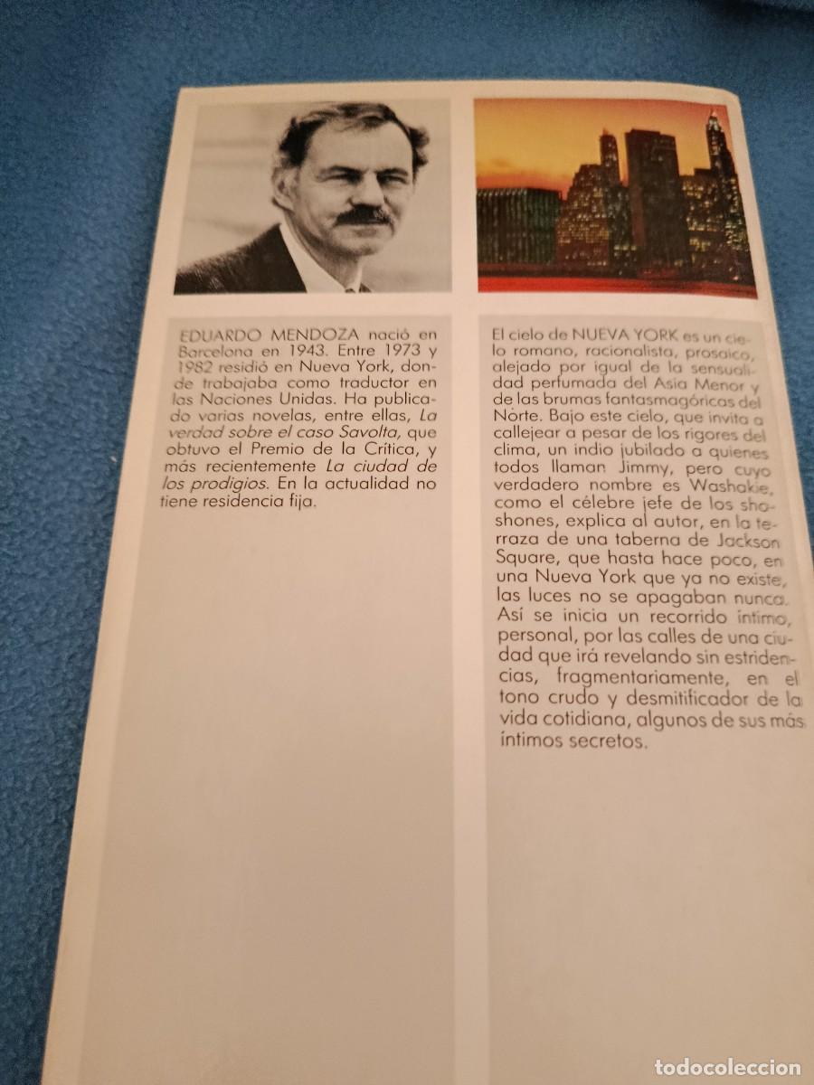 Libros de segunda mano: NUEVA YORK EDUARDO MENDOZA - Foto 2